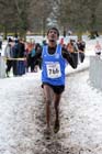 Weynay Ghebresilasie (Sunderland Harriers) wins the junior mens Northern Cross Country Championships.